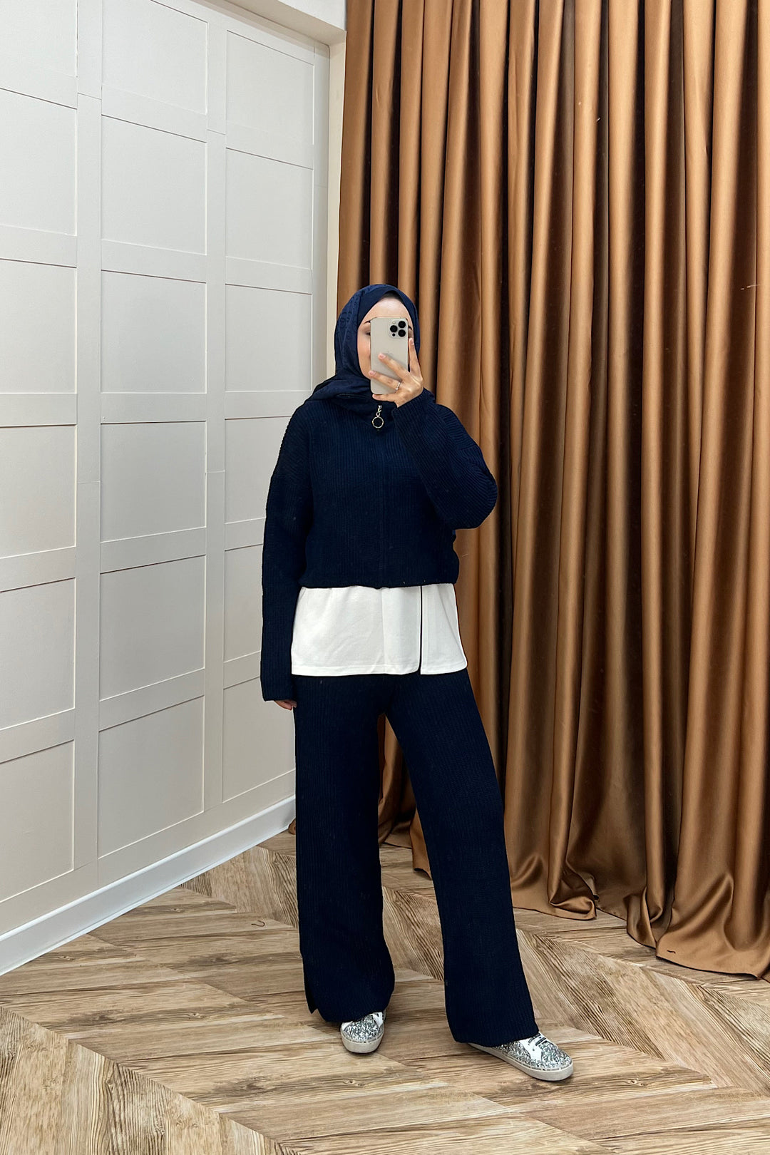 Aura Üçlü Triko Takım Lacivert 251000-LACIVERT