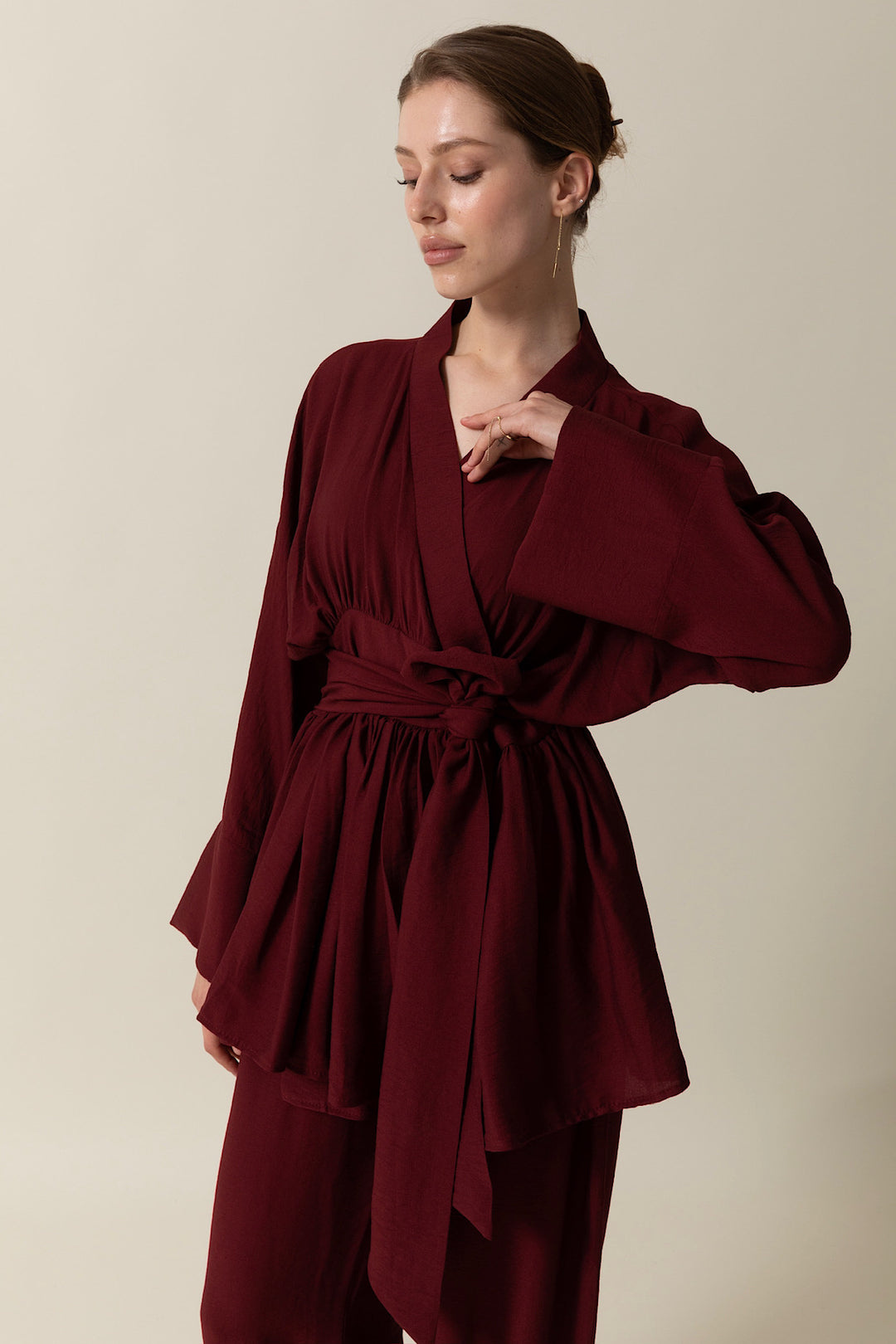 Arya İkili Takım Bordo 2111-BORDO