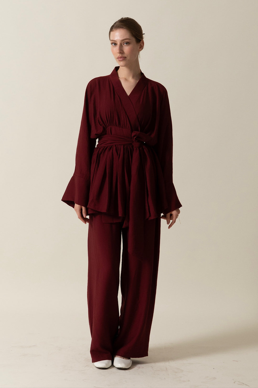 Arya İkili Takım Bordo 2111-BORDO