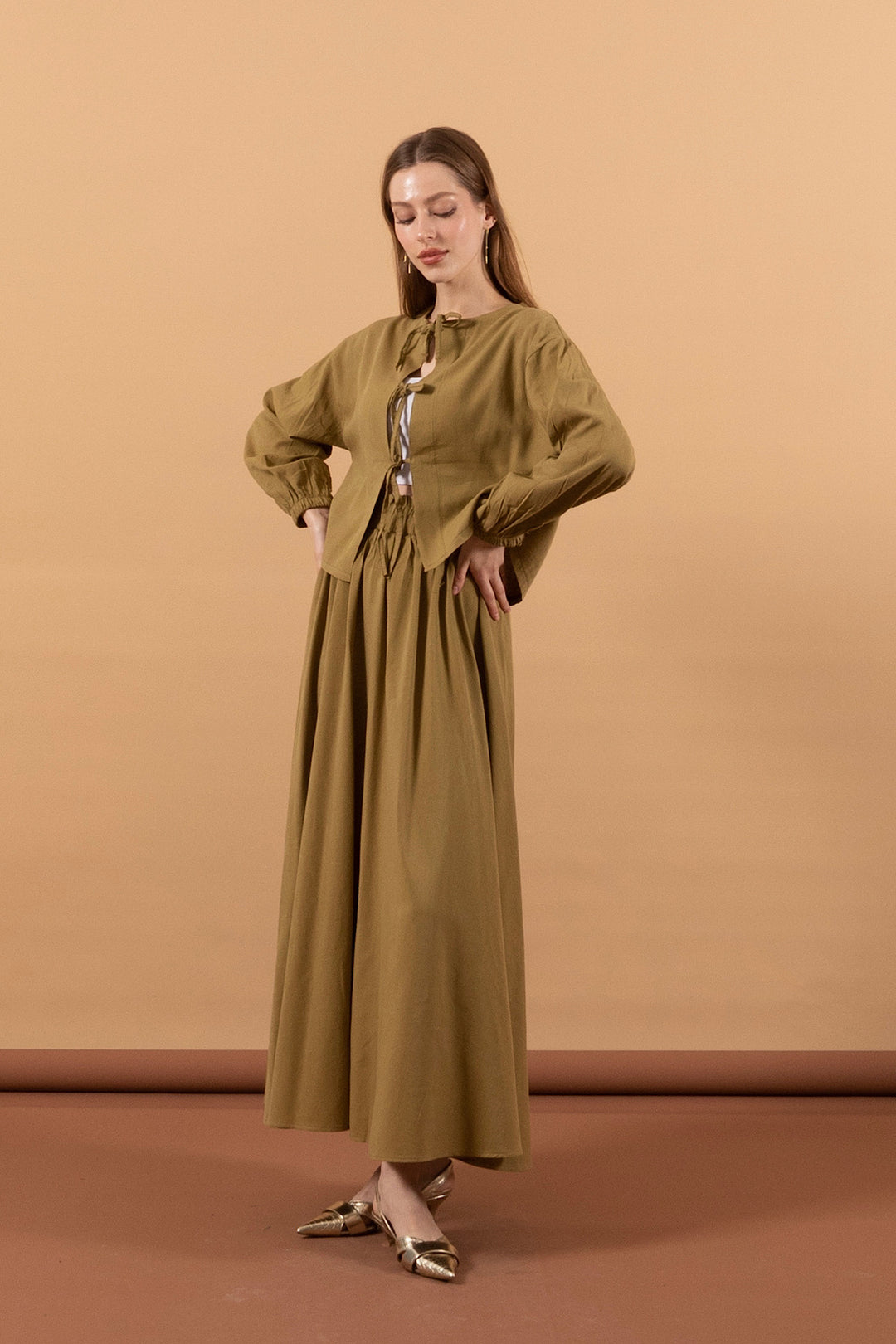 Larne Etekli Takım Yağ Yeşili 0119-YAGYESILI