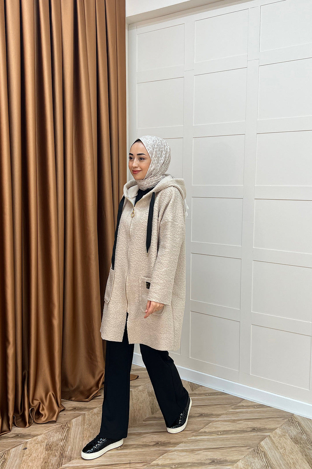 Bukre Fermuarlı Kap Taş 7940-TAS