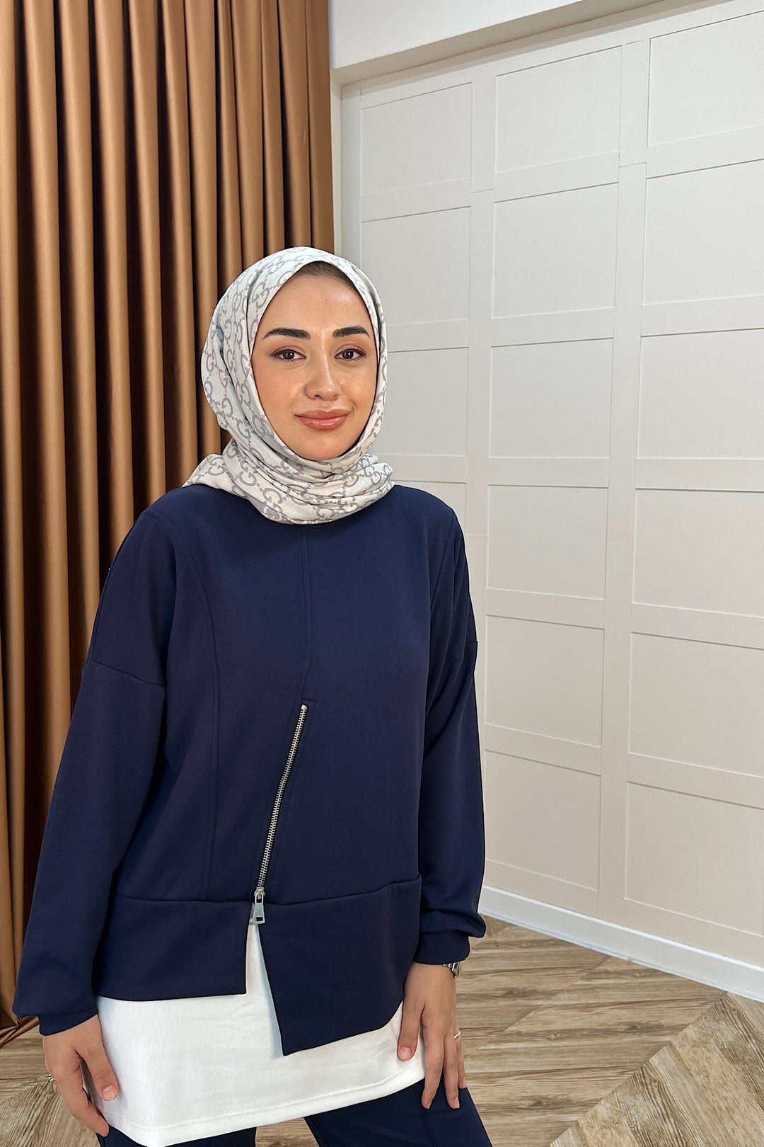 Melodi Frm Garnili Takım Lacivert 6009-LACIVERT