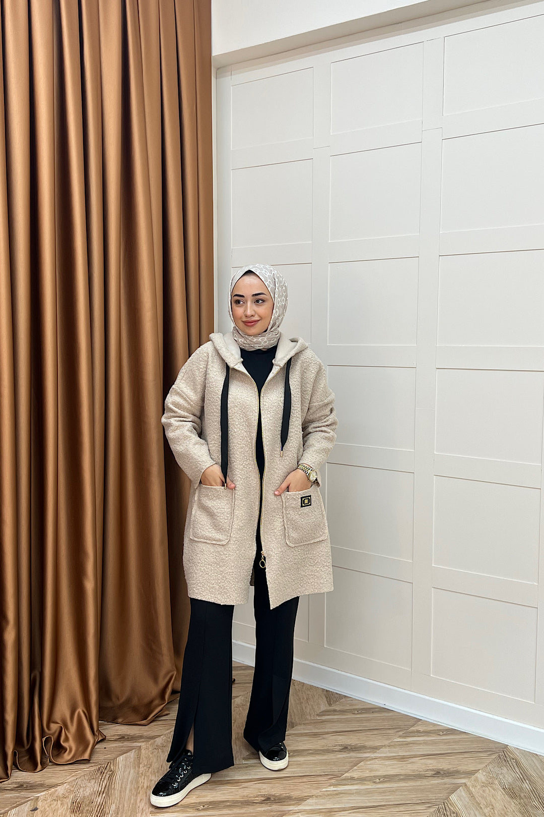 Bukre Fermuarlı Kap Taş 7940-TAS