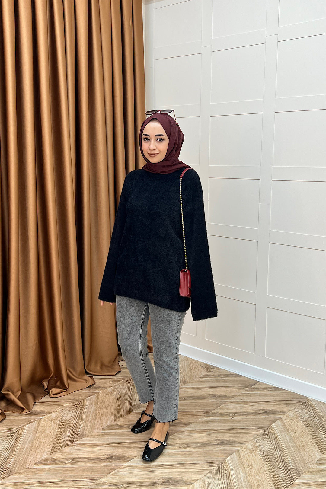 Leyal Triko Kazak Siyah 25440-SIYAH