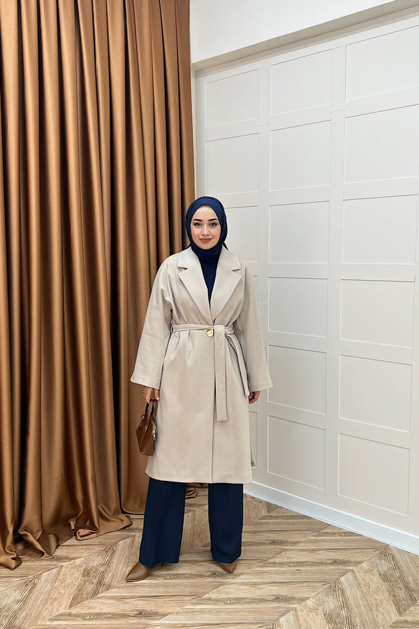 Yıldız Premium Kumaş Kuşaklı Kaban Taş 5515-TAS