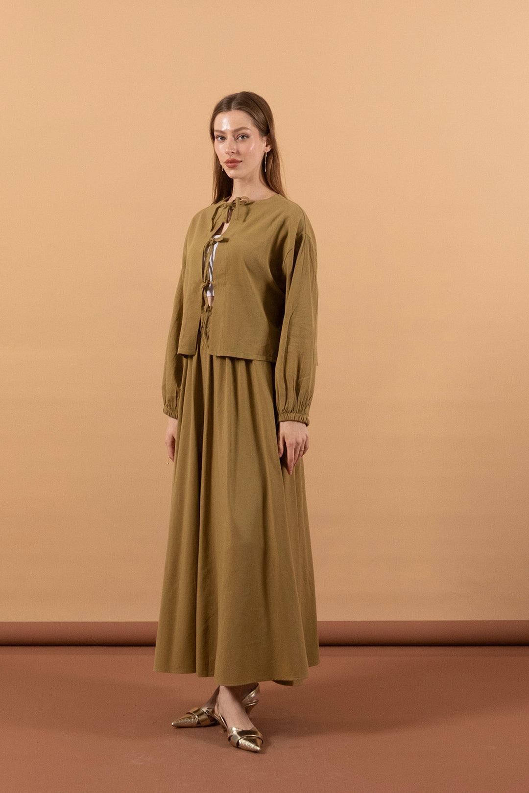 Larne Etekli Takım Yağ Yeşili 0119-YAGYESILI