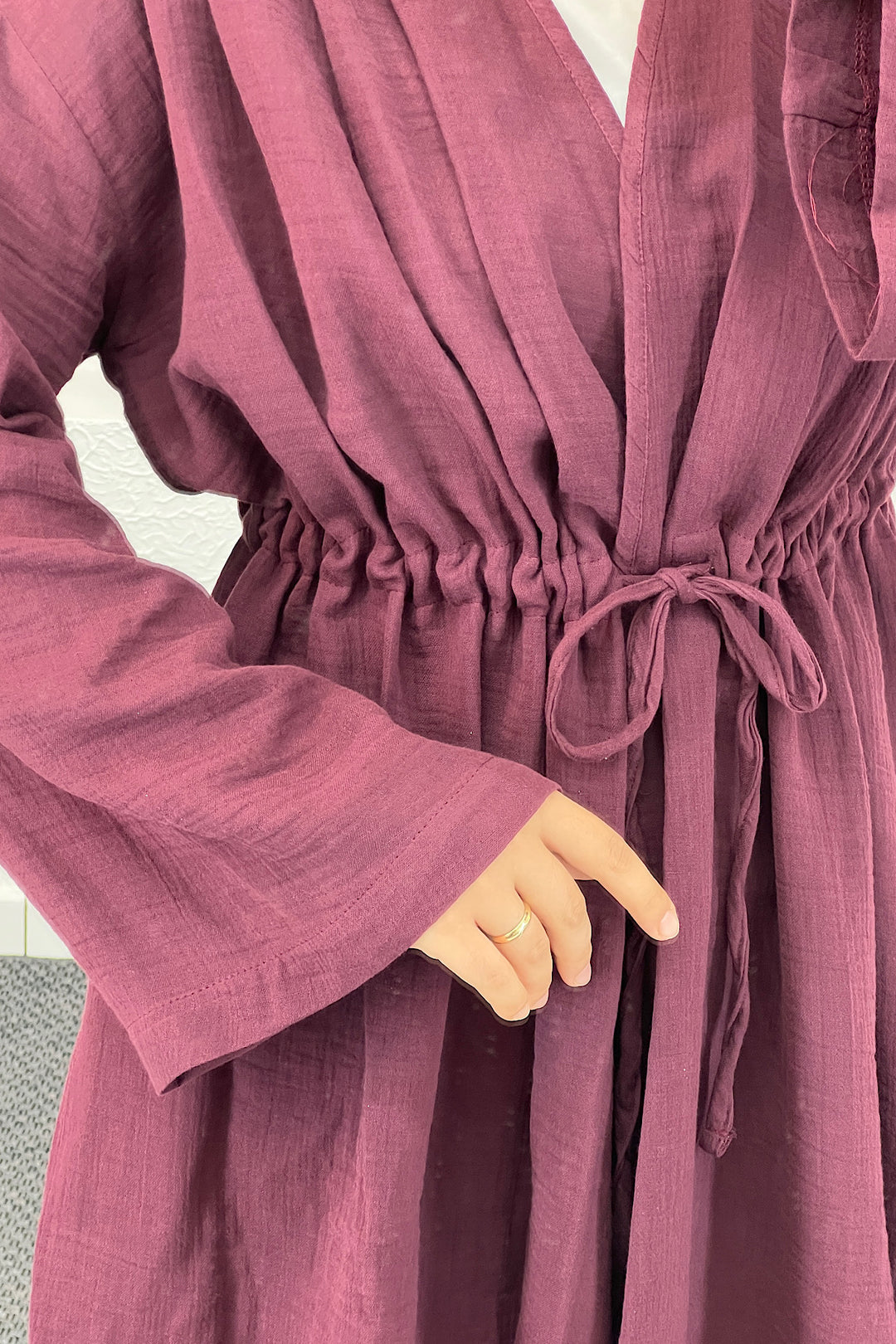 Müslin İkili Takım Bordo 1998-BORDO