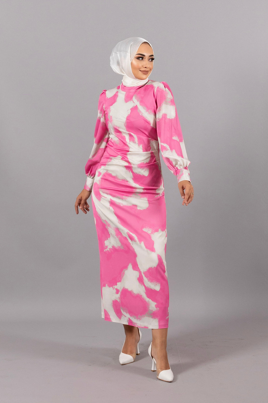 Laura Saten Abiye Pembe 4919-PEMBE