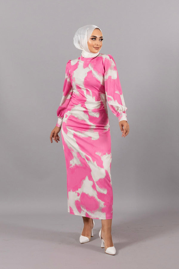 Laura Saten Abiye Pembe 4919-PEMBE
