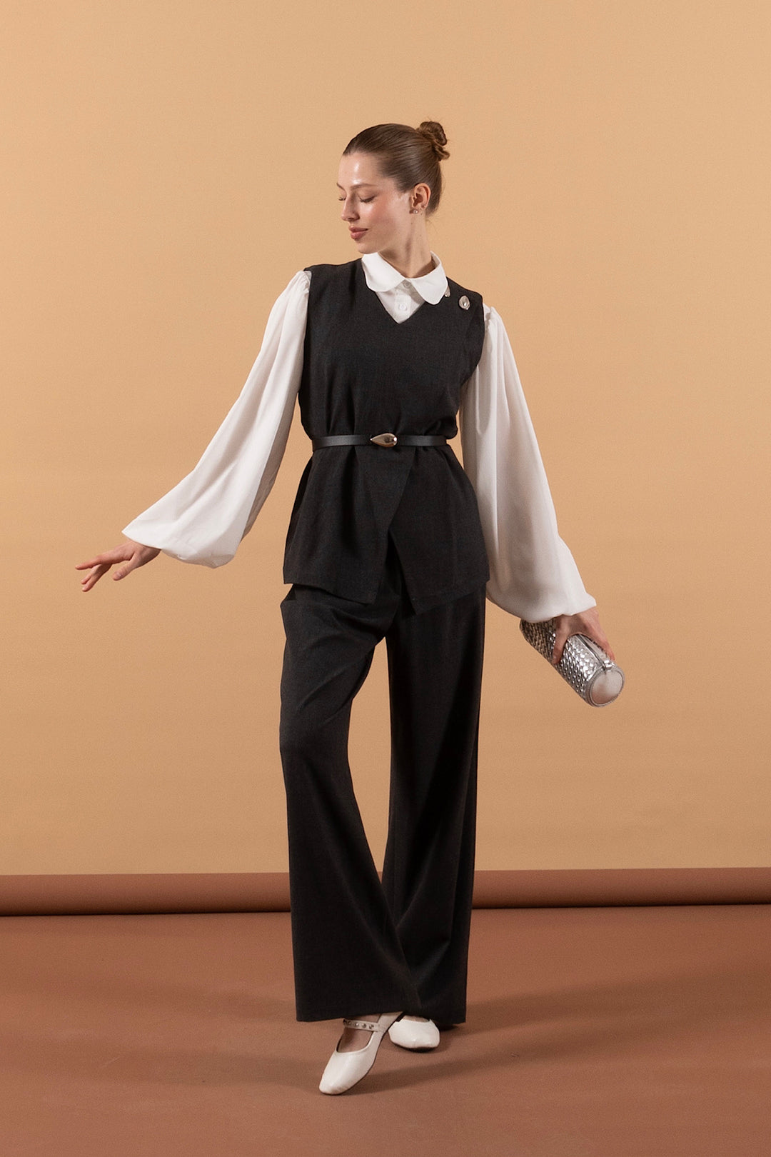 İkili Pantolon Takım Antrasit 1632-ANTRASIT