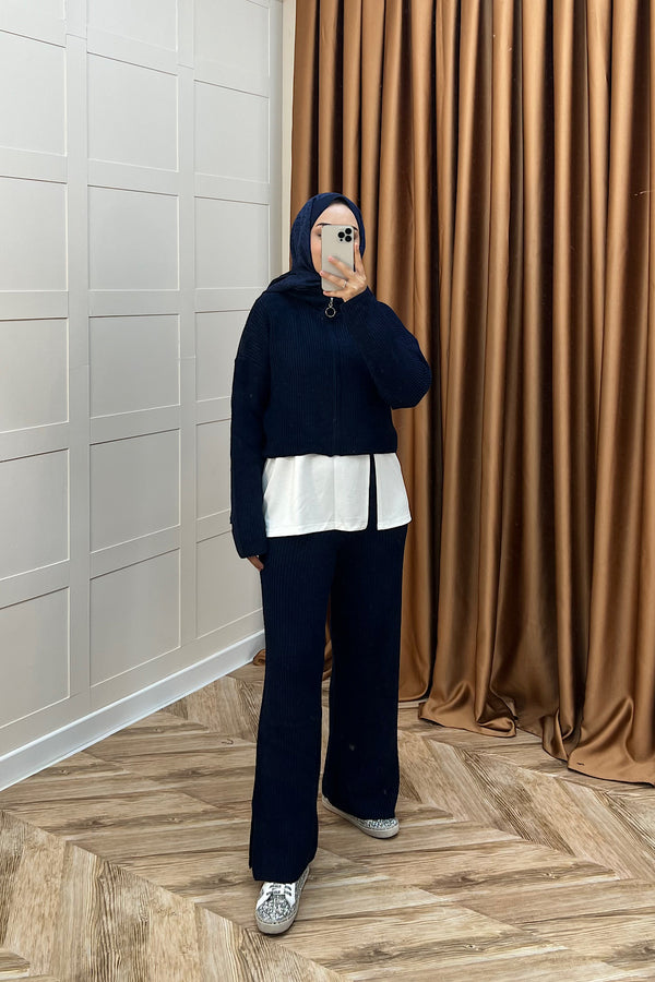 Aura Üçlü Triko Takım Lacivert 251000-LACIVERT