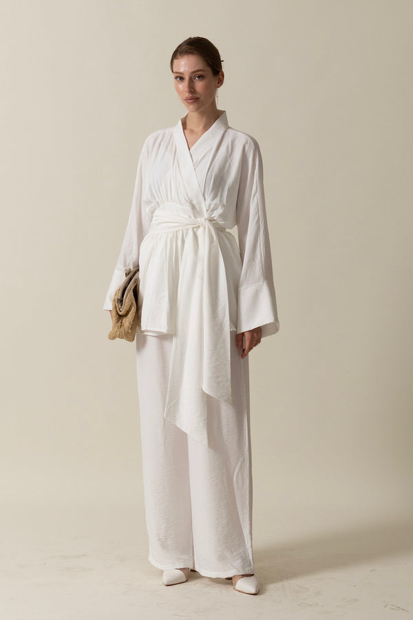 Arya İkili Takım Beyaz 2111-BEYAZ