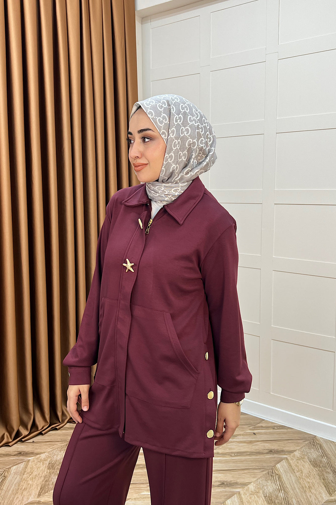 Selvi Gizli Patlı Takım Bordo 02006-BORDO