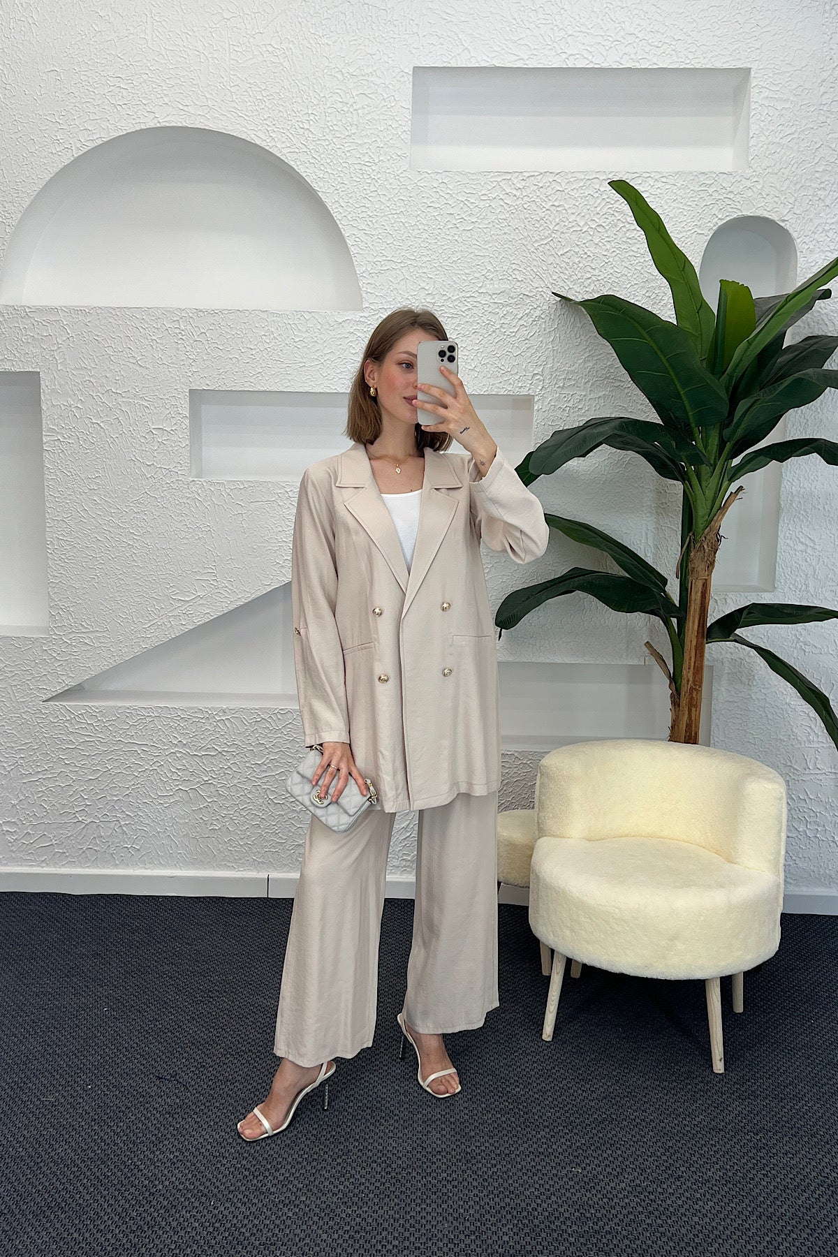 Sandra Ceketli Takım Taş 5003-TAS