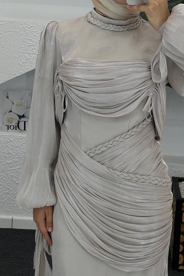 Paris Abiye Bej 9001-BEJ