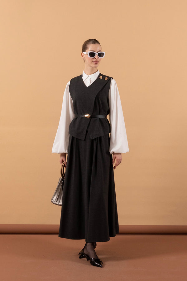 İkili Etek Takım Antrasit 1633-ANTRASIT