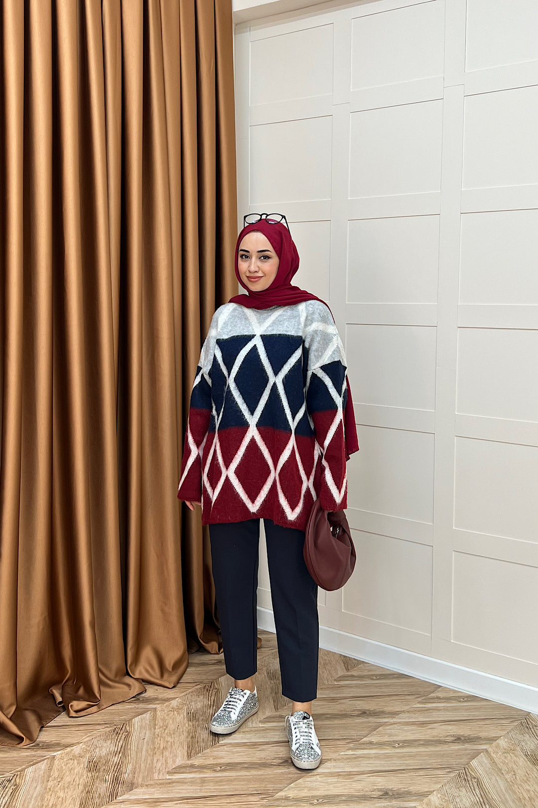 Lones Triko Kazak Bordo 241280-BORDO