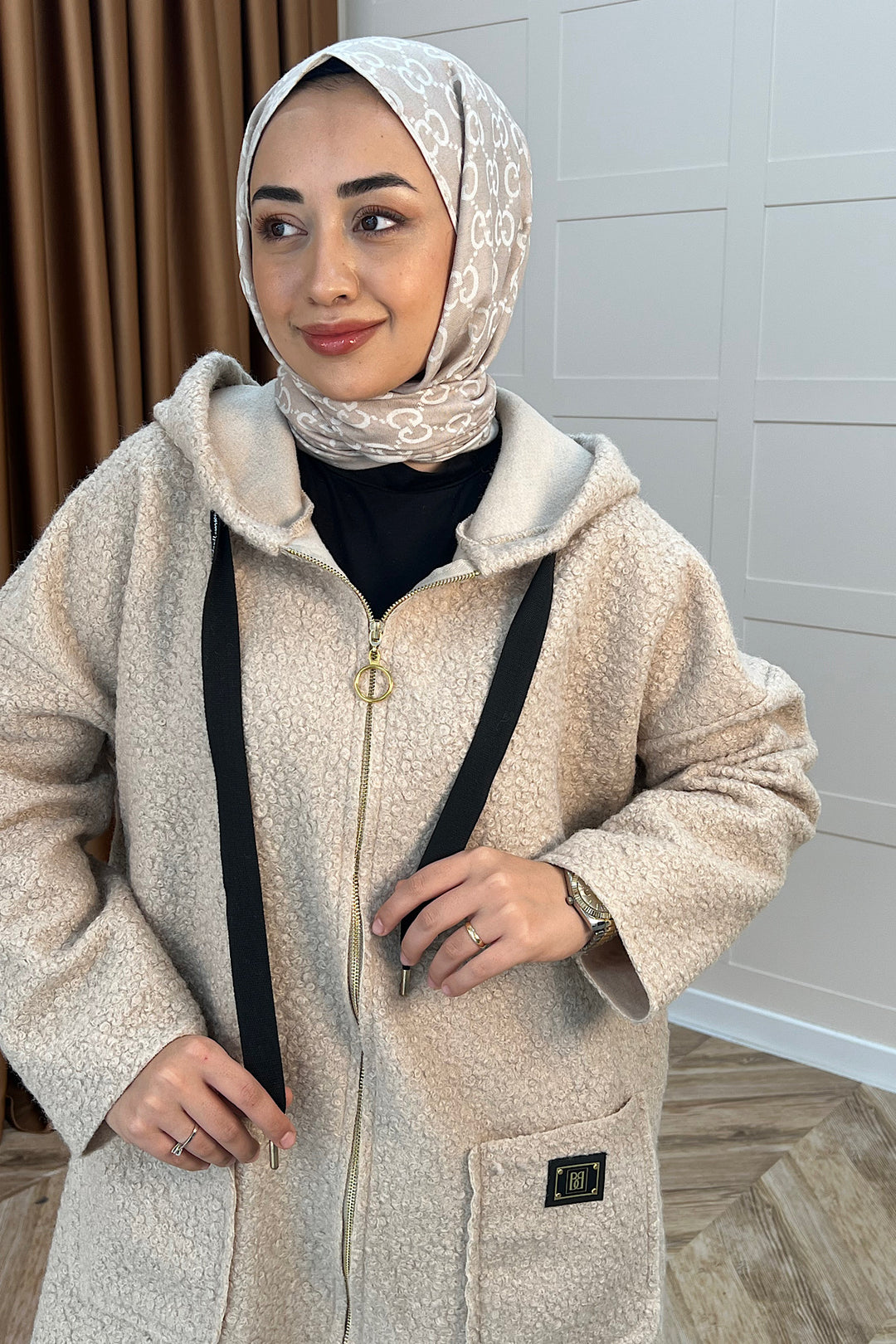 Bukre Fermuarlı Kap Taş 7940-TAS