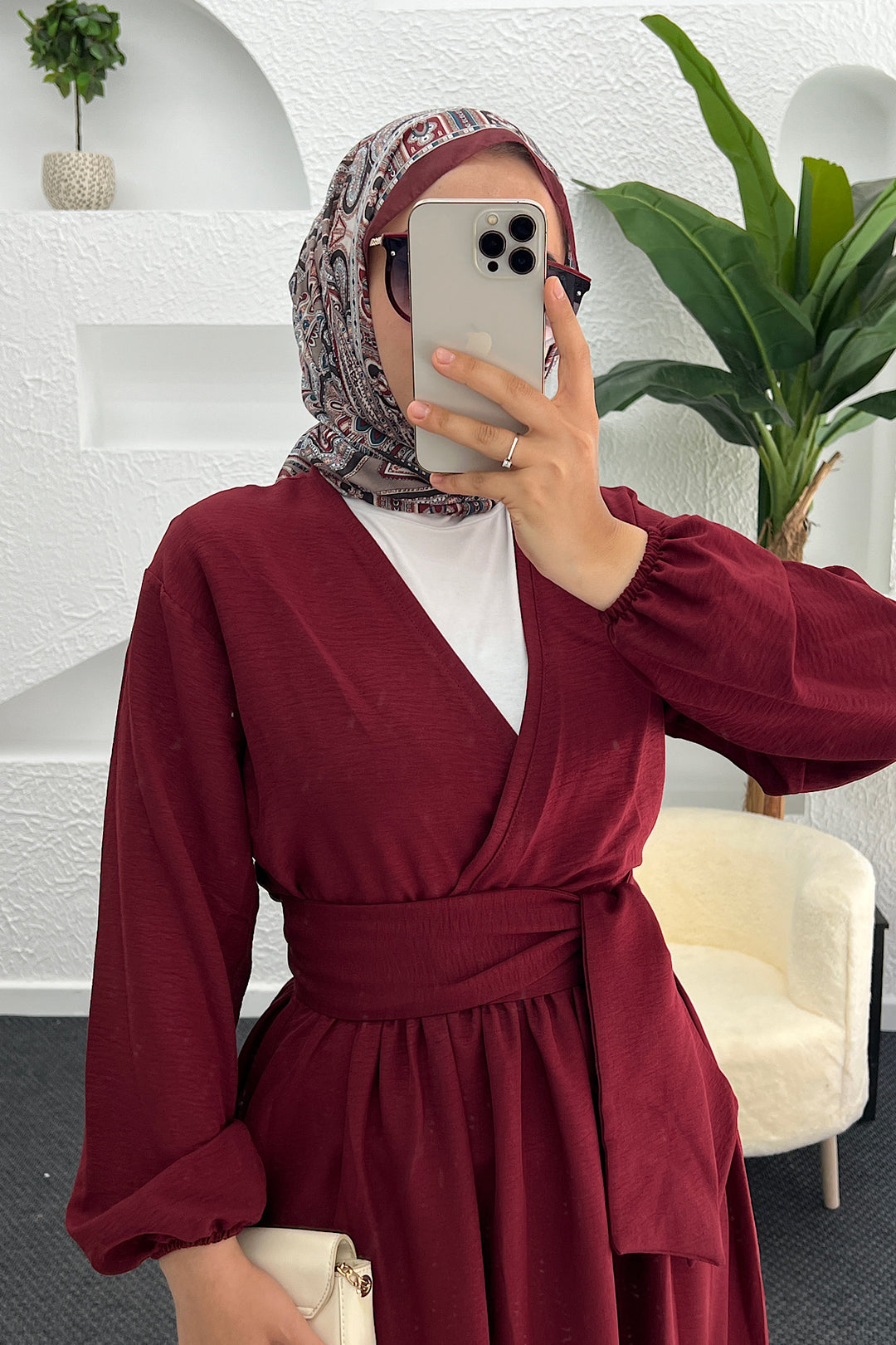 Mirella Etekli Takım Bordo 2110-BORDO