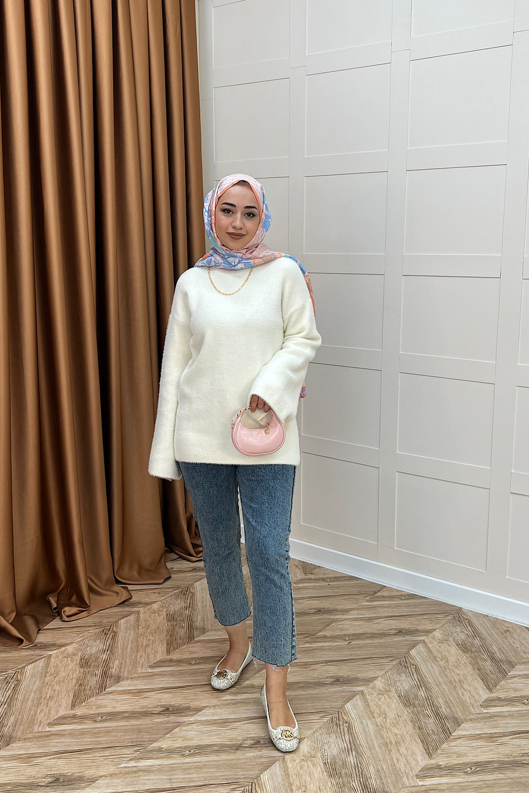 Leyal Triko Kazak Ekru 25440-EKRU