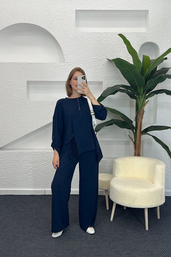 Klara İkili Takım Lacivert 8567-LACIVERT