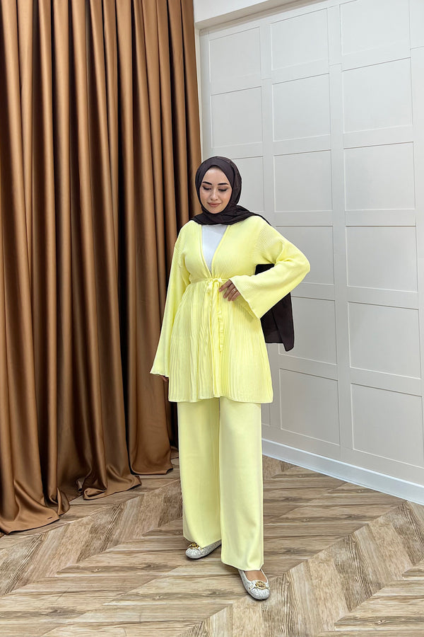 Patara Merserize Triko Takım Sarı 25400-SARI