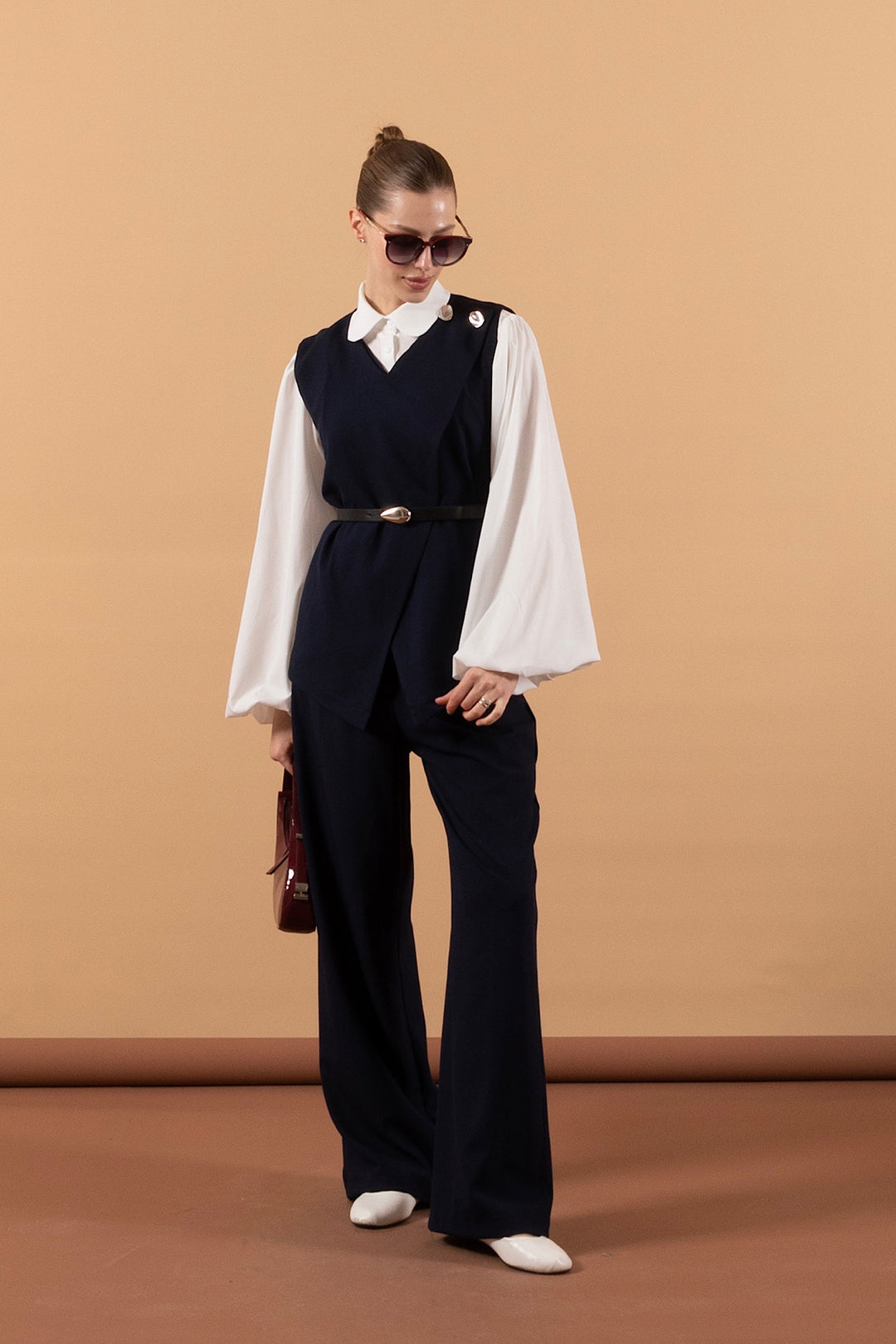 İkili Pantolon Takım Lacivert 1632-LACIVERT