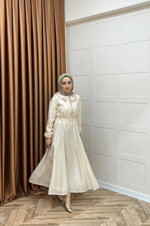 Lena Vual Elbise Taş 2990-TAS