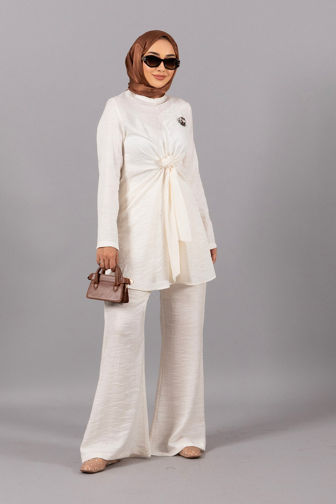 Livia Broş Detay İkili Takım Taş 3302-TAS