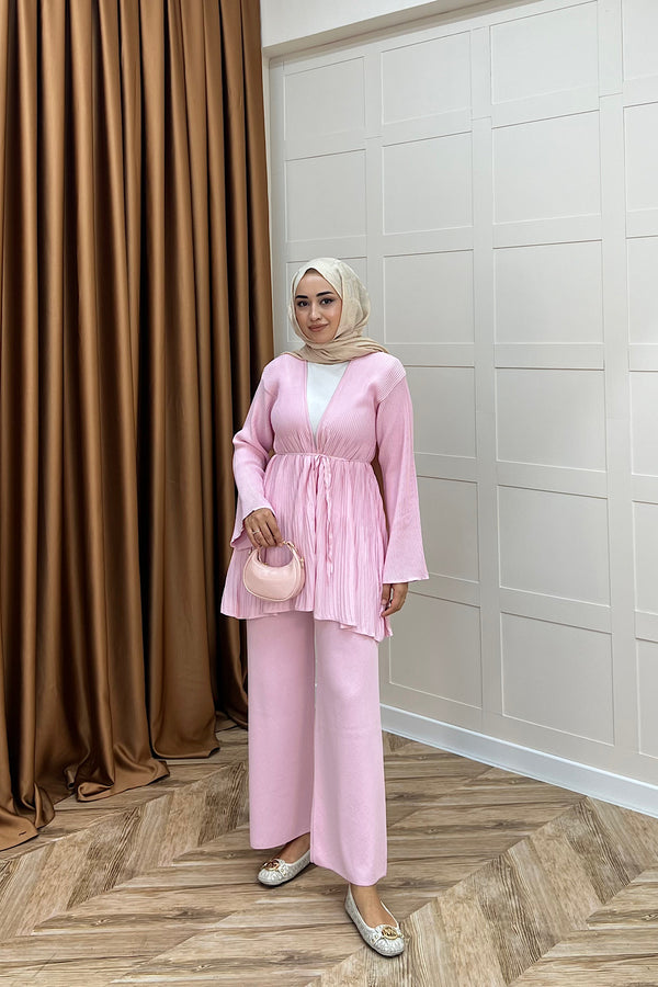 Patara Merserize Triko Takım Pembe 25400-PEMBE