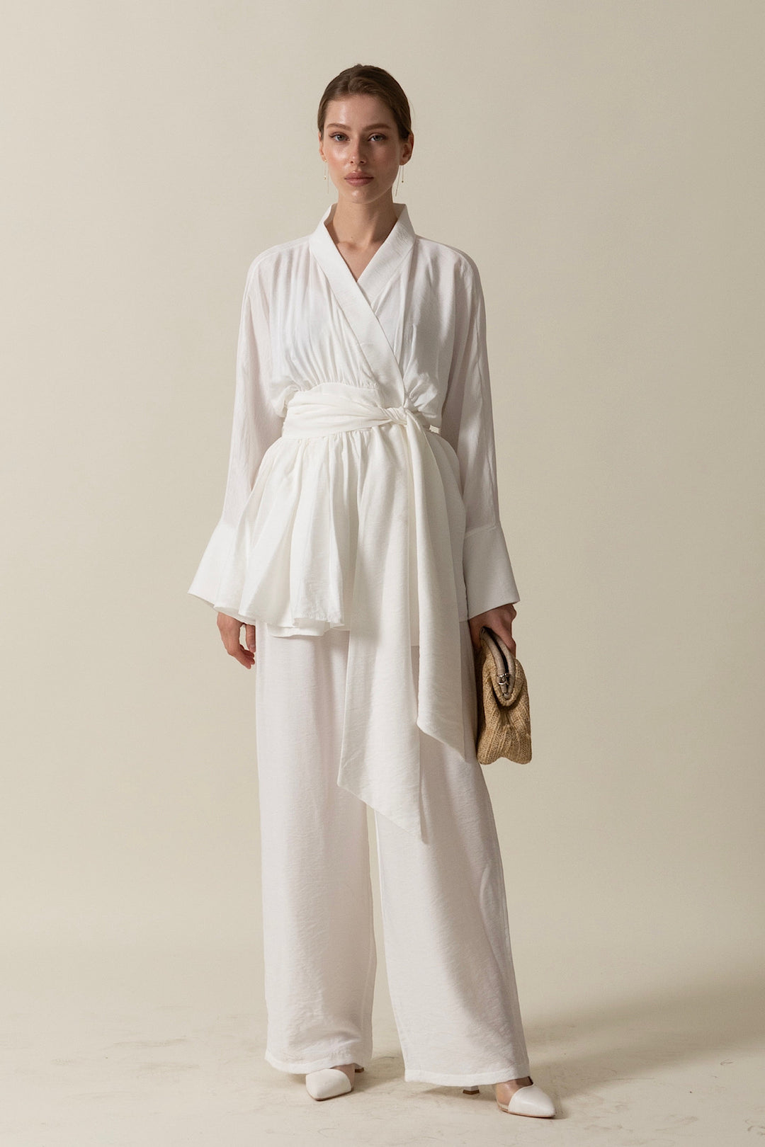 Arya İkili Takım Beyaz 2111-BEYAZ