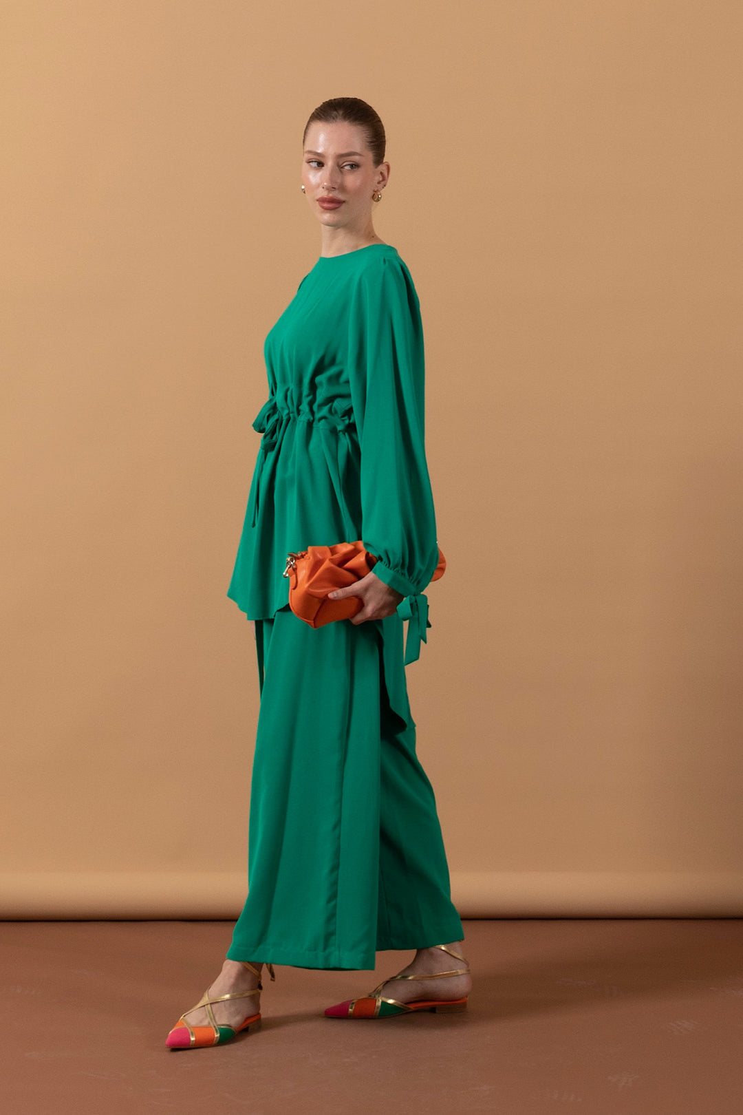 Belden Kemerli Linda Takım Yeşil 2035-YESIL