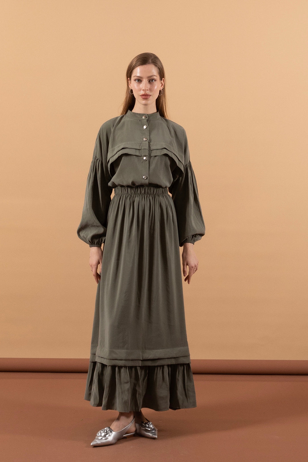 Luna Etekli Takım Haki 2101-HAKI