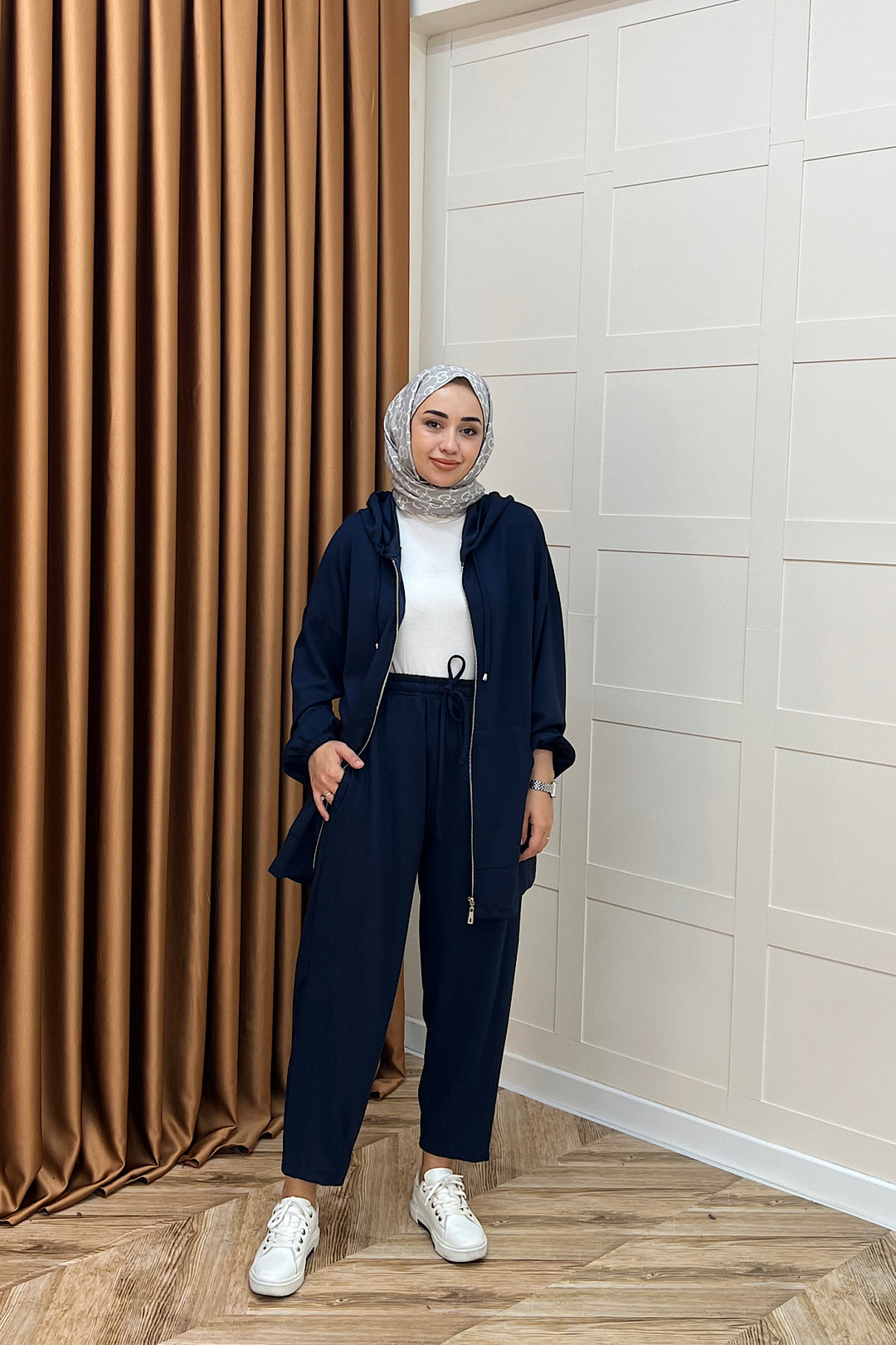 Kanguru Cepli Fermuarlı Takım Lacivert 2014-LACIVERT