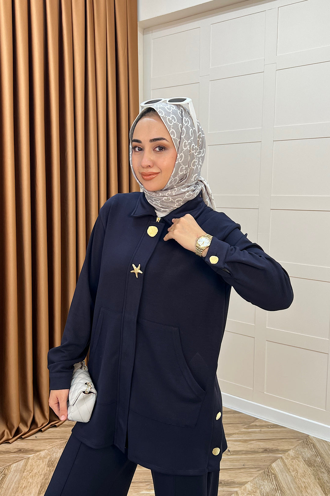 Selvi Gizli Patlı Takım Lacivert 02006-LACIVERT