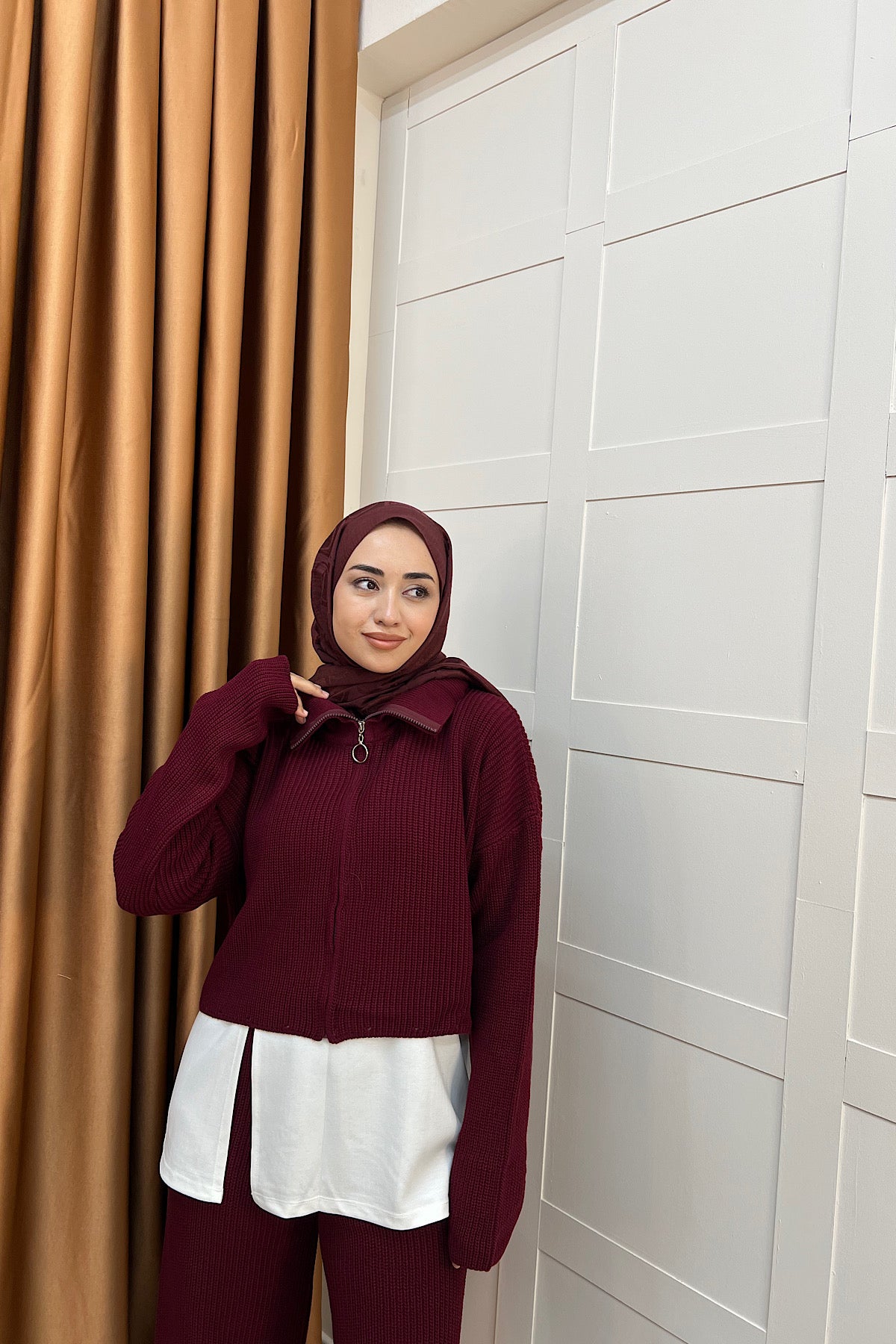 Aura Üçlü Takım Bordo 251000-BORDO