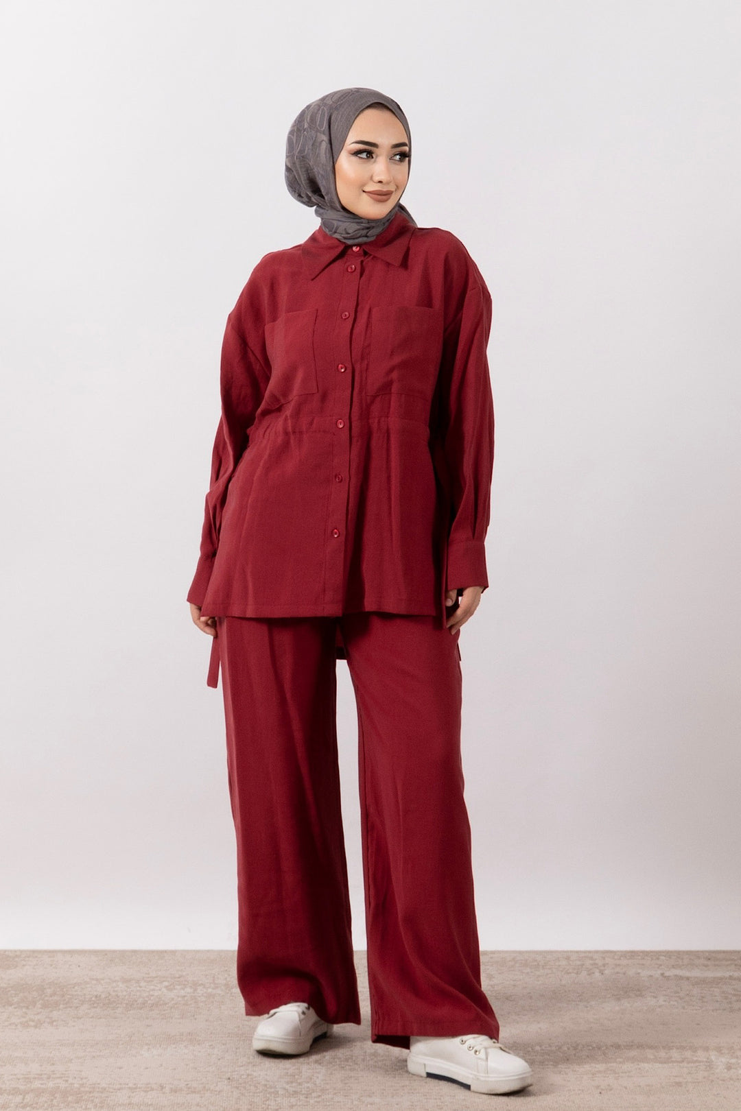 Lovel İkili Takım Bordo 8345-BORDO