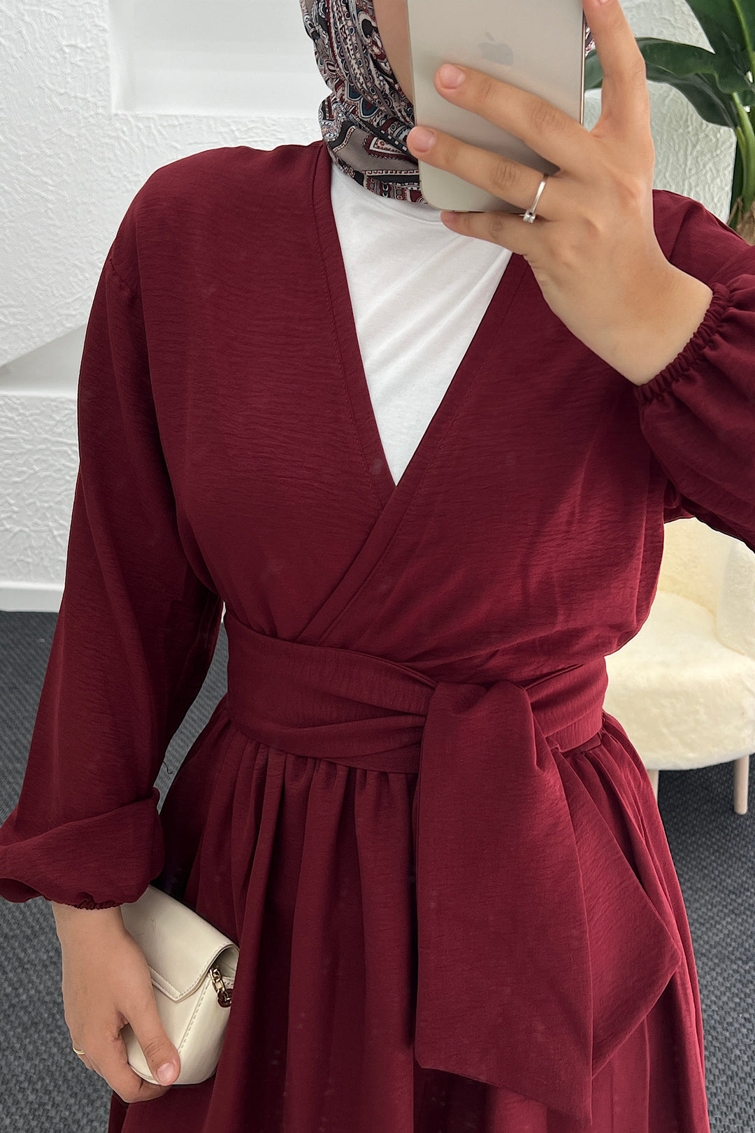 Mirella Etekli Takım Bordo 2110-BORDO