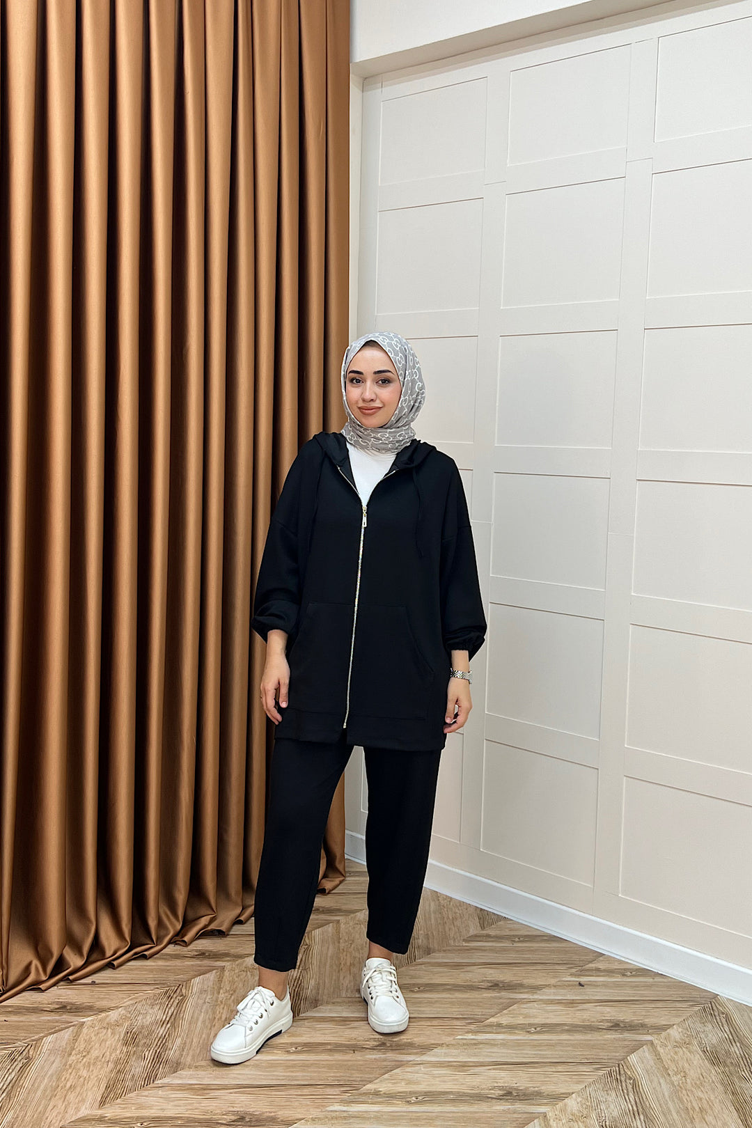 Kanguru Cepli Fermuarlı Takım Siyah 2014-SIYAH