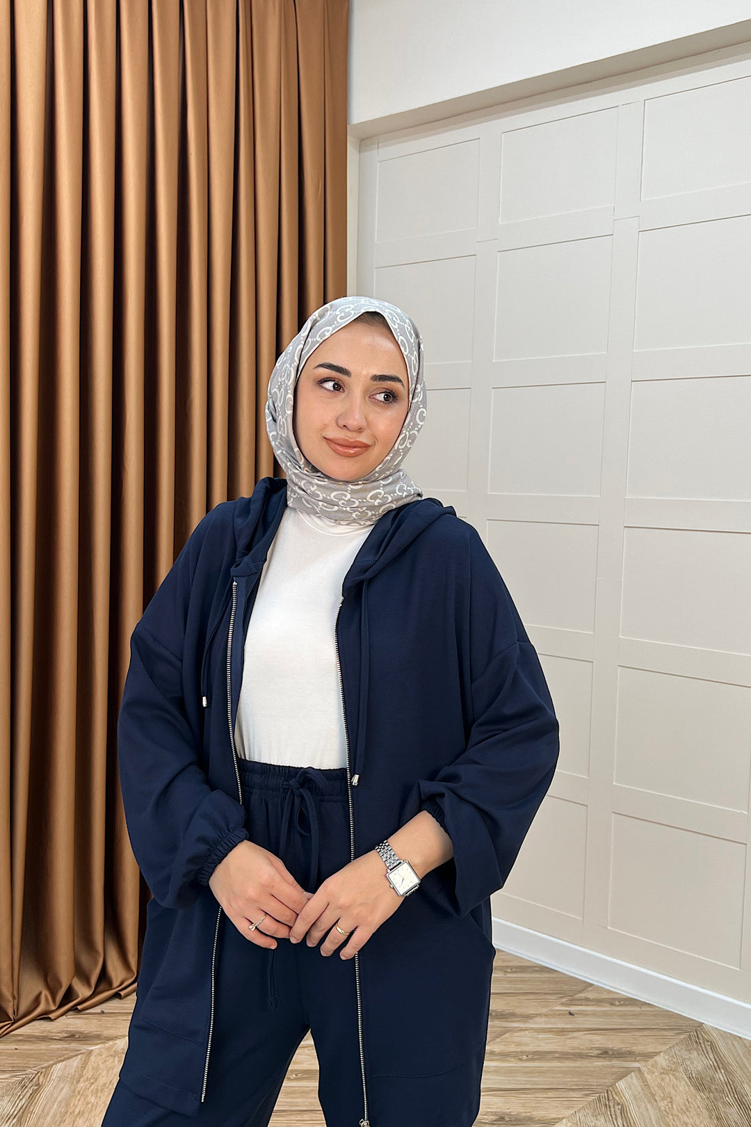 Kanguru Cepli Fermuarlı Takım Lacivert 2014-LACIVERT