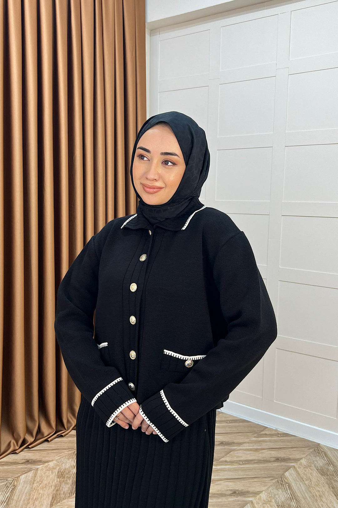 Roma Etekli Triko Takım Siyah 20999-SIYAH