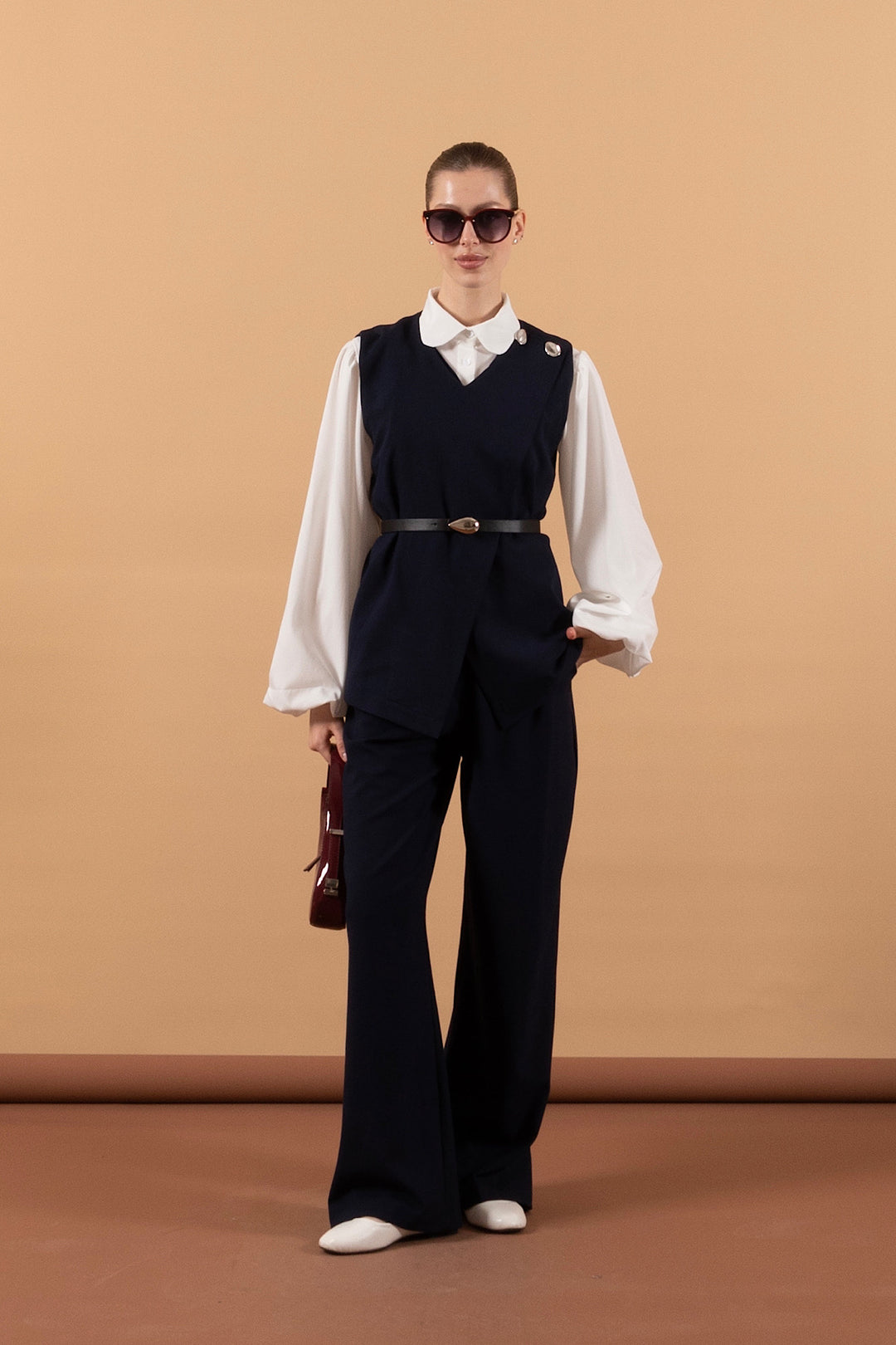 İkili Pantolon Takım Lacivert 1632-LACIVERT