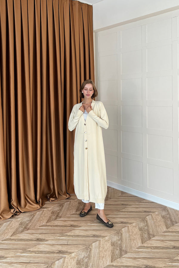 Uzun Triko Hırka Taş 247500-TAS