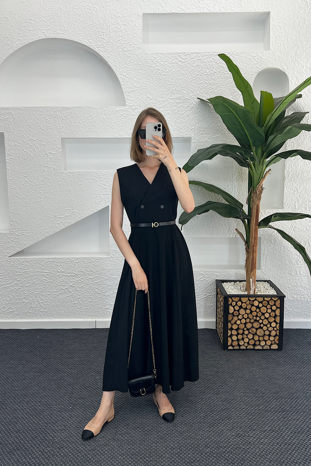 Belden Kemerli Jile Siyah 9019-SIYAH