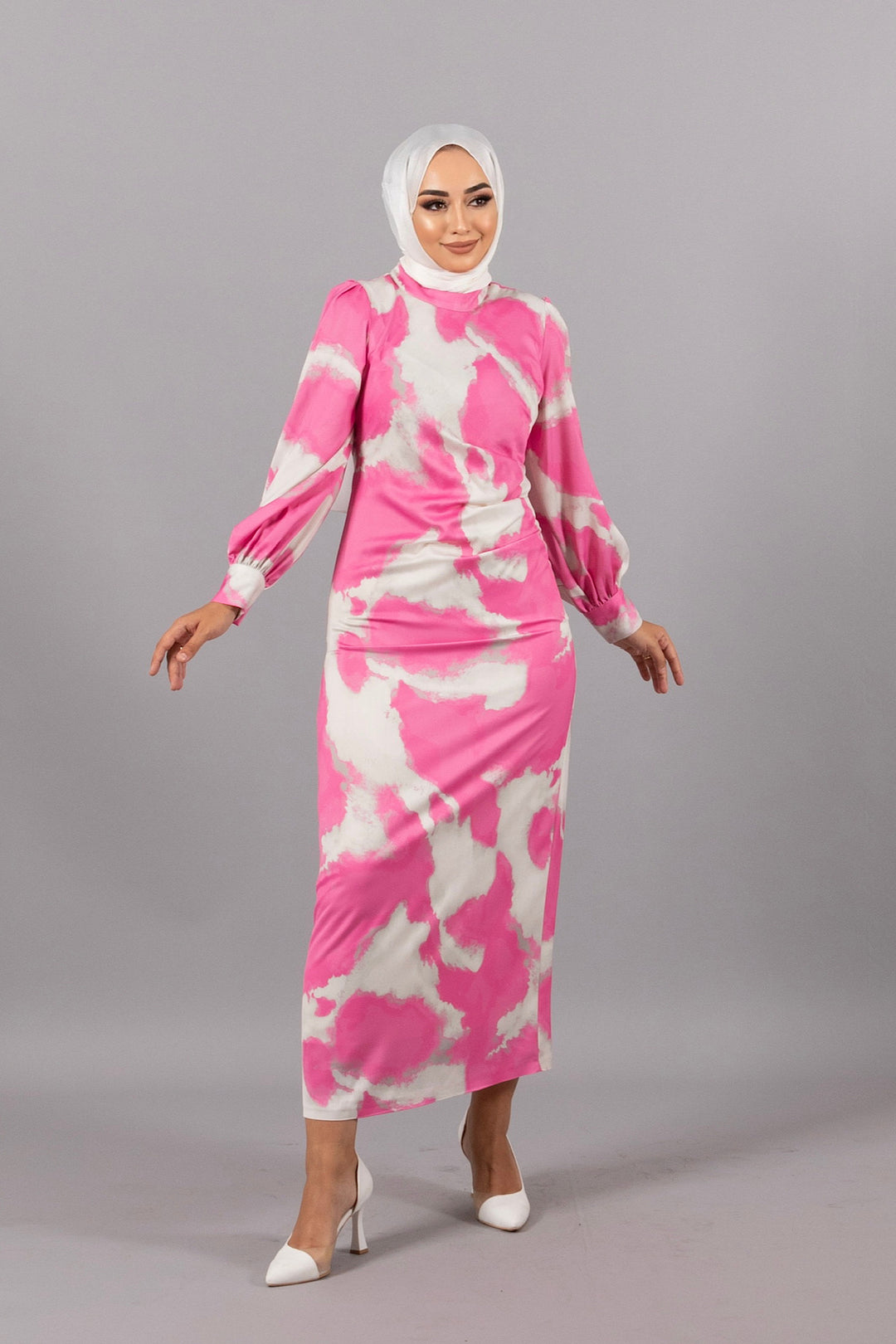 Laura Saten Abiye Pembe 4919-PEMBE