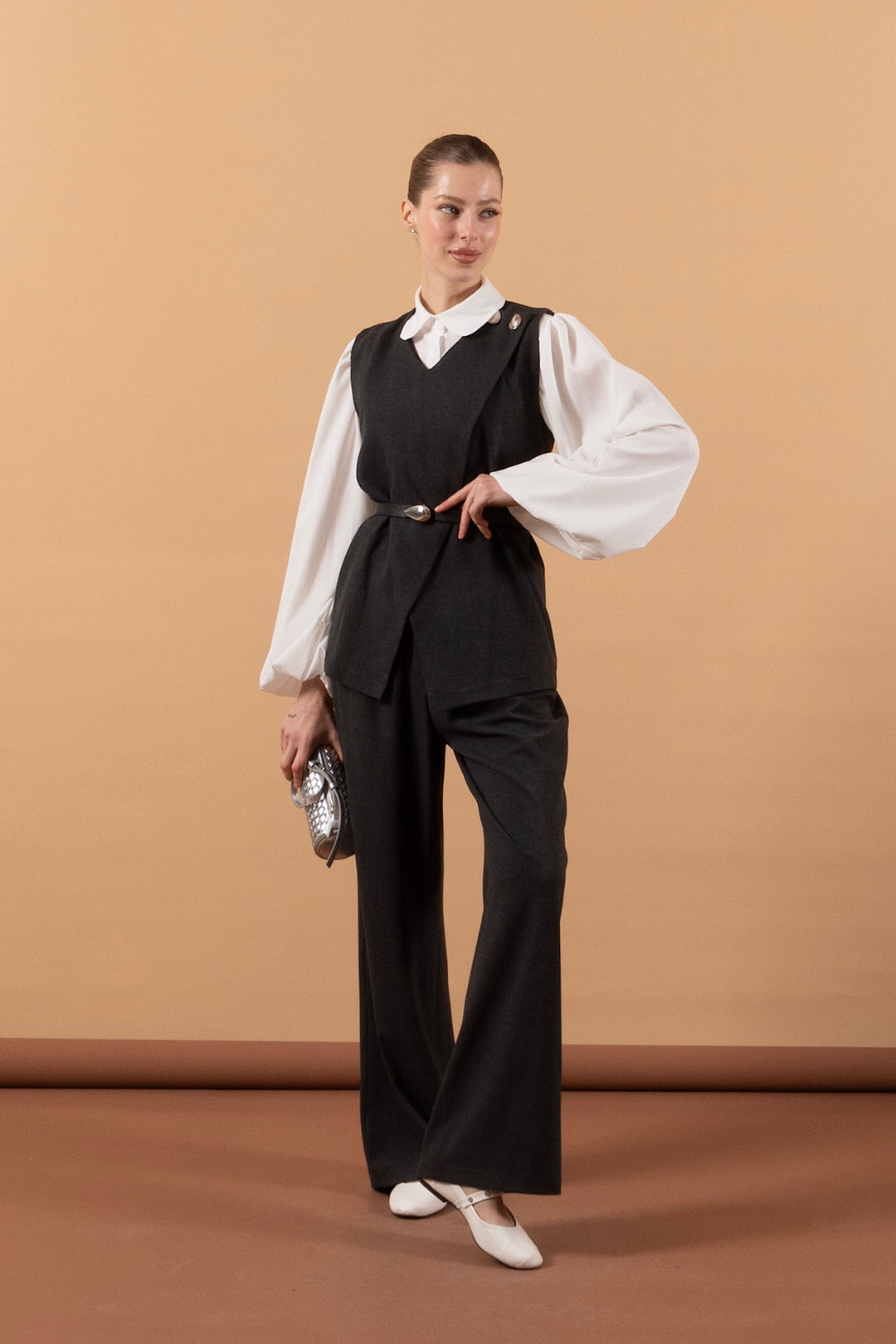 İkili Pantolon Takım Antrasit 1632-ANTRASIT