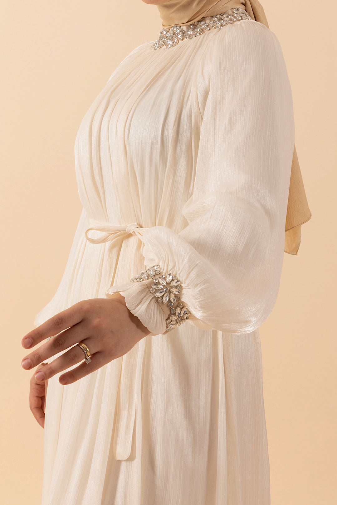 Aliza Taş İşlemeli Elbise Taş 3029-TAS