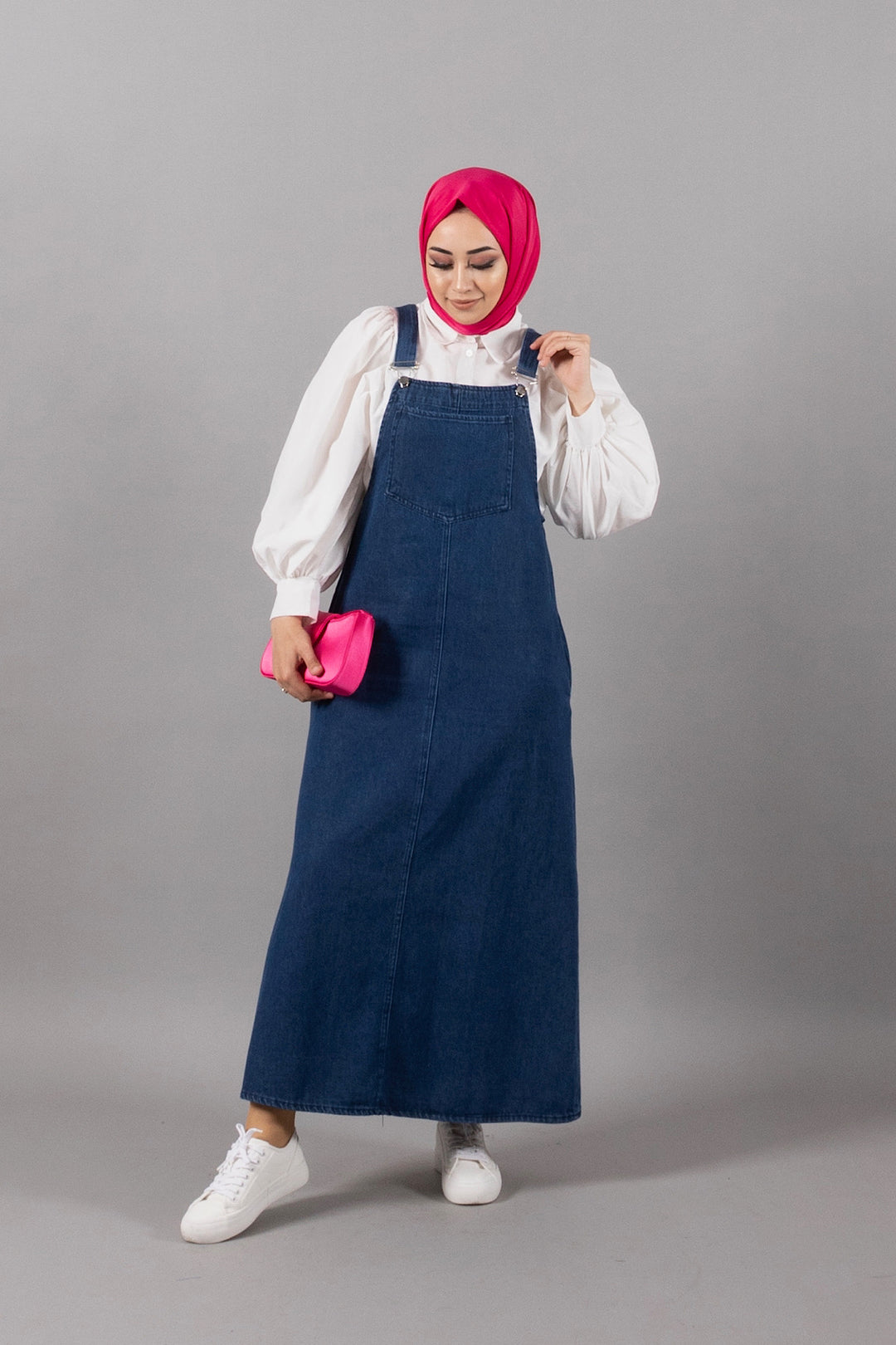 Larin Kot Salopet Lacivert 2836-LACIVERT