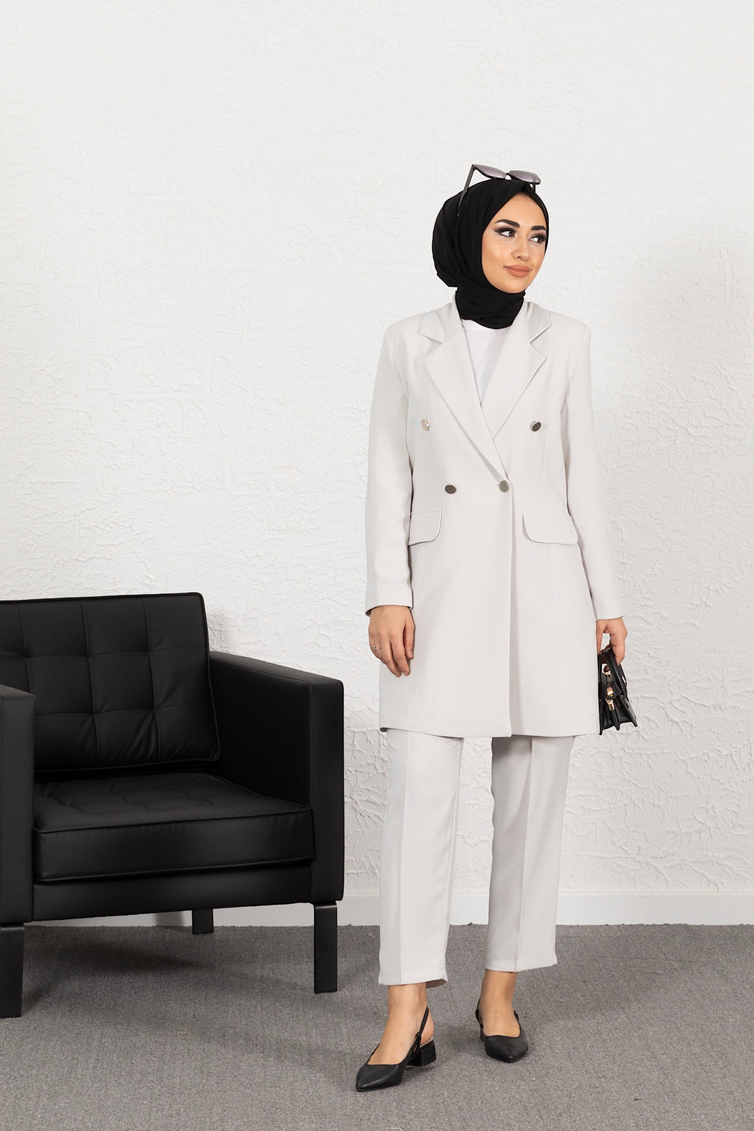 Blazer Ceketli İkili Taş Takım 0393-TAS