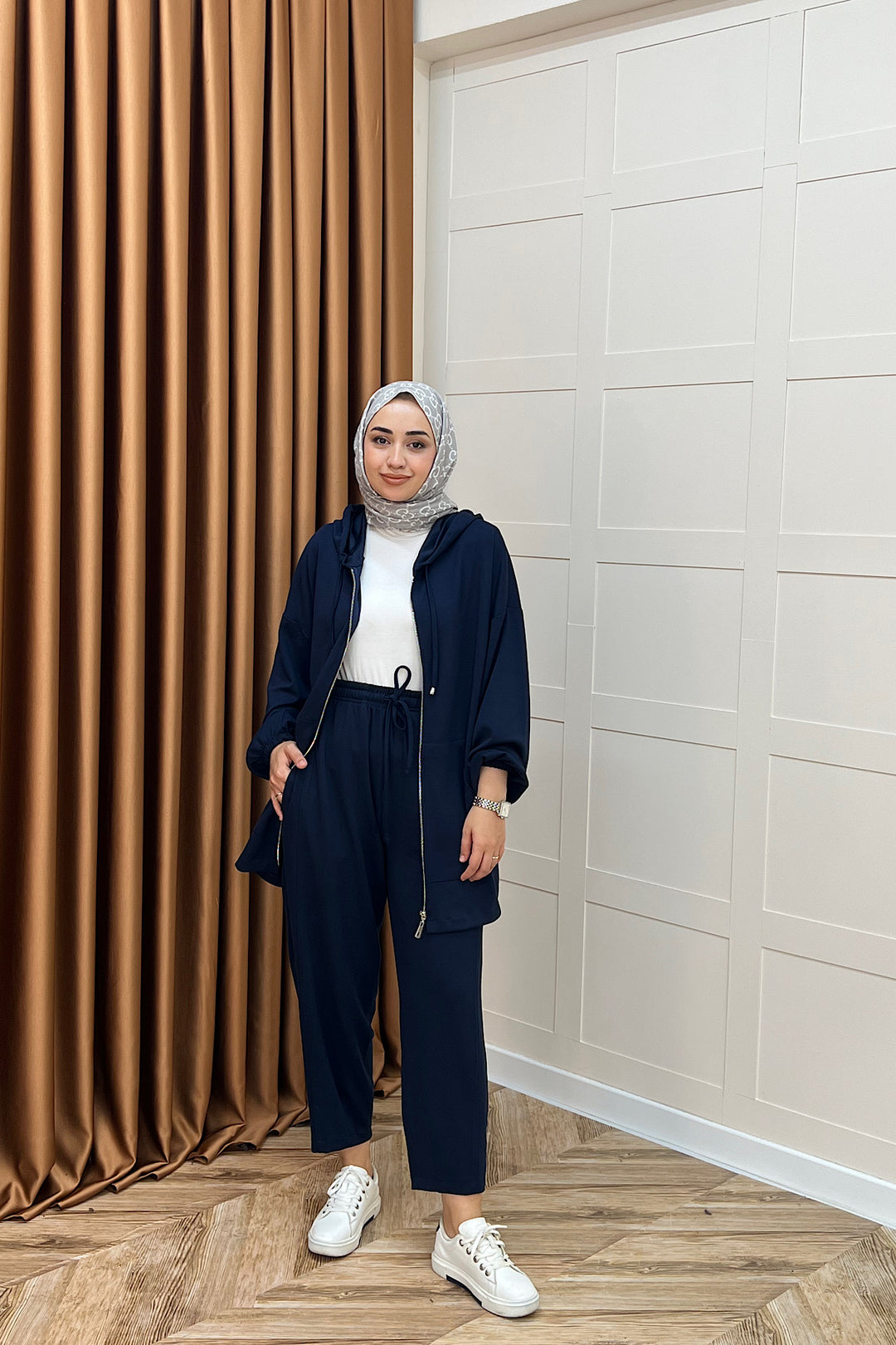 Kanguru Cepli Fermuarlı Takım Lacivert 2014-LACIVERT